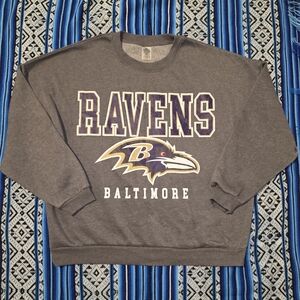 Gameday Couture Baltimore Ravens Oversized Graphic Sweatshirt XL NWOT $65 MSRP